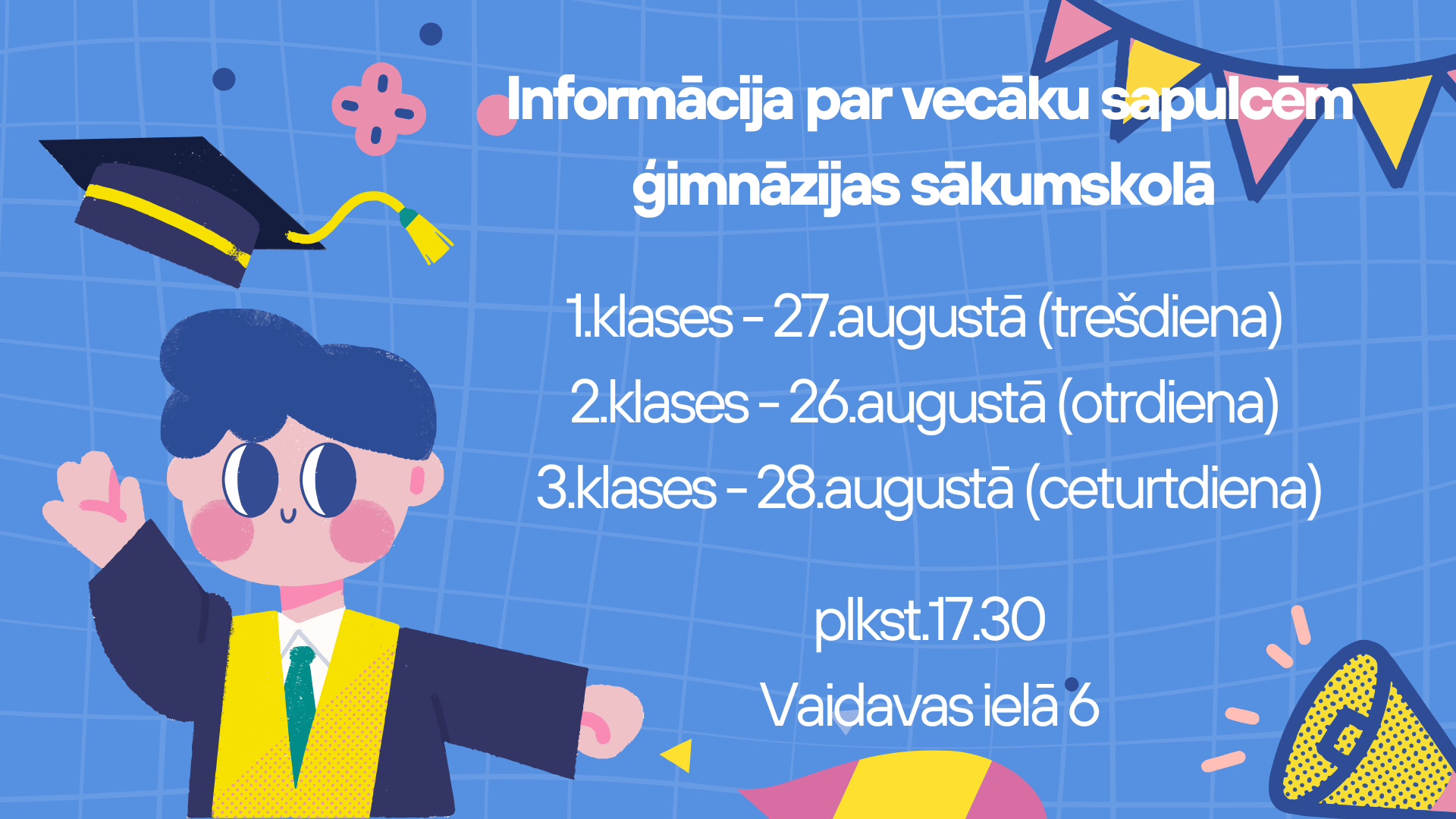 Informācija par vecāku sapulcēm  sākumskolā_2025